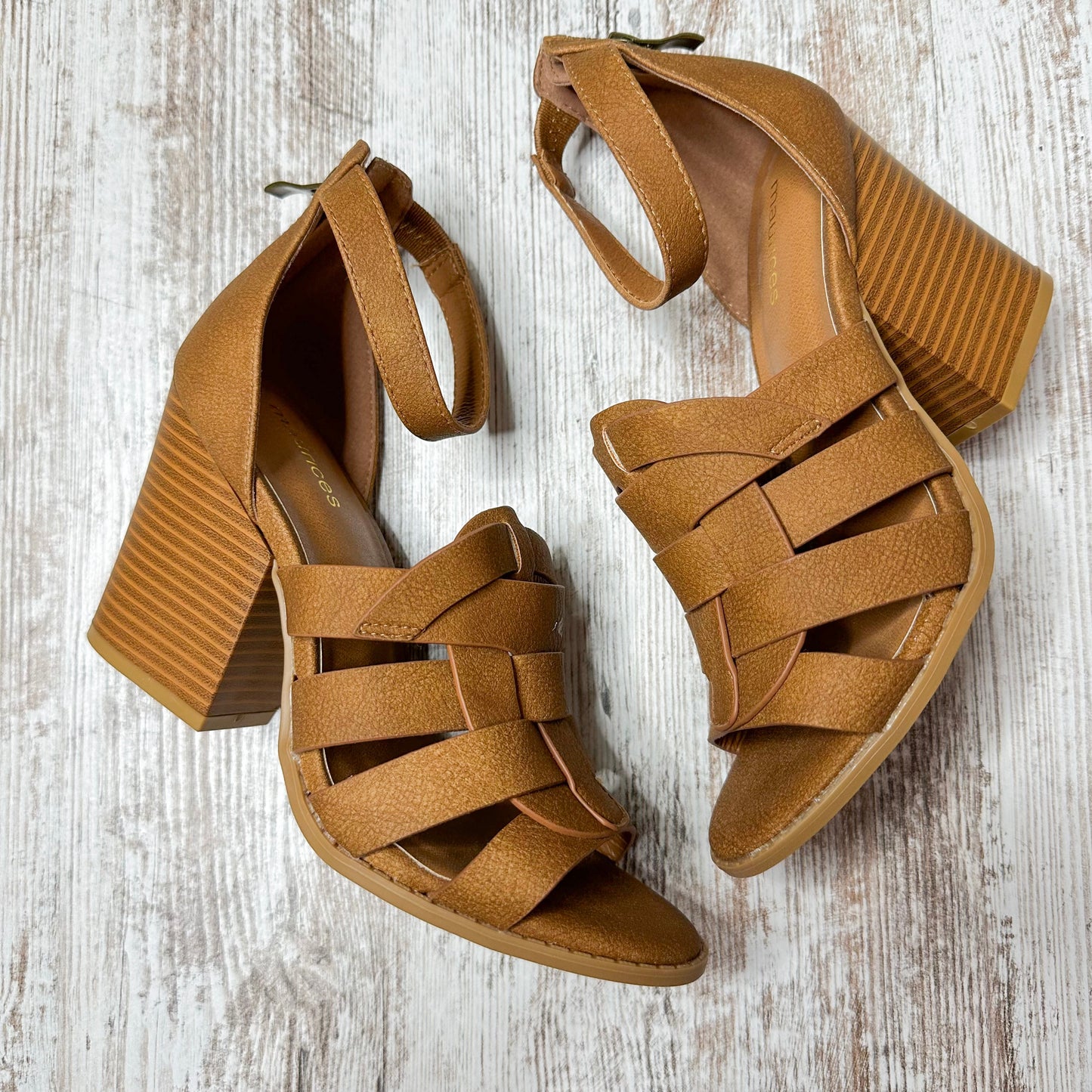 Maurice’s New Brandy Block Heels Size 6
