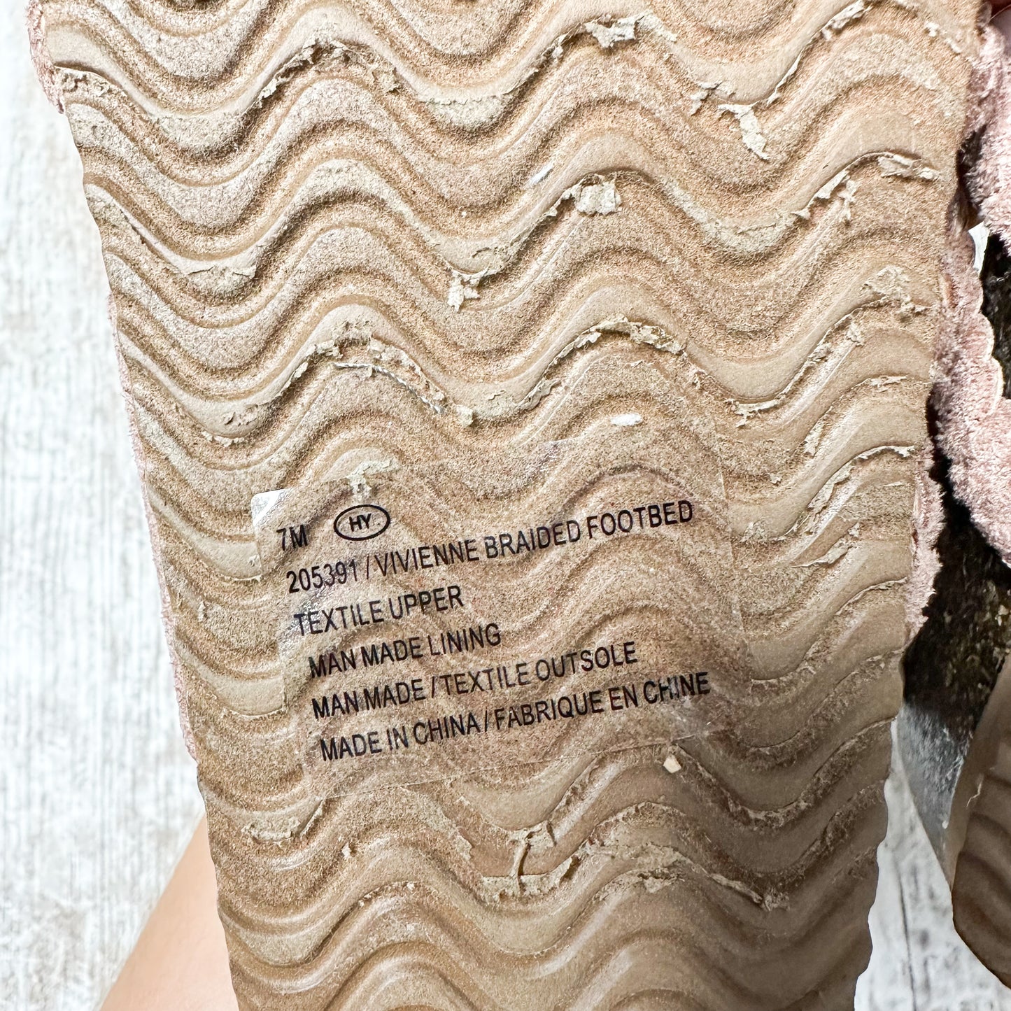 Maurice’s Vivienne Braided Sandal Size 7
