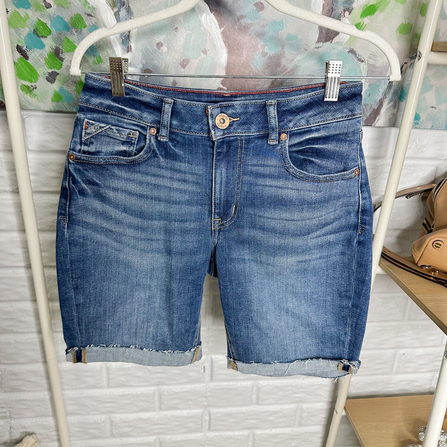 Maurice’s Mid Rise Denim Shorts Size 4