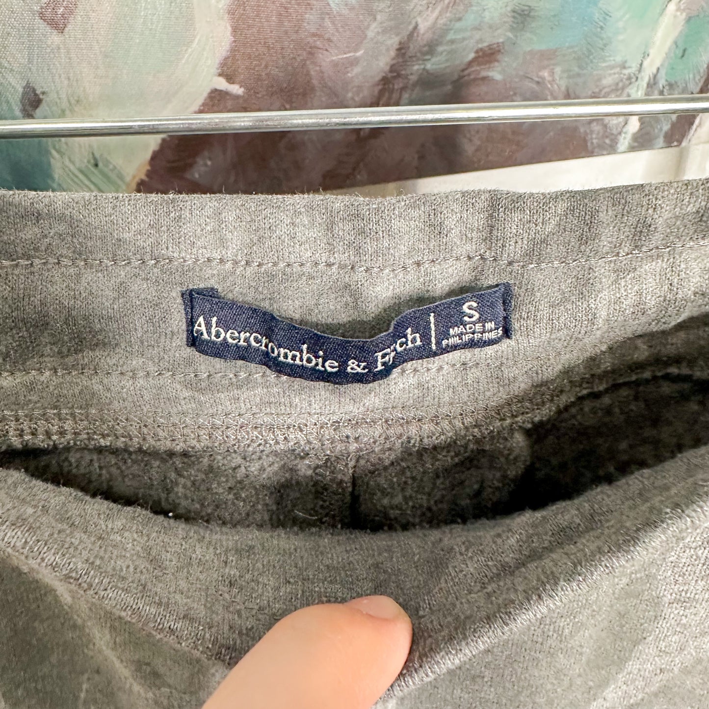 Abercrombie & Fitch Grey Camo Sweatpants Size Small