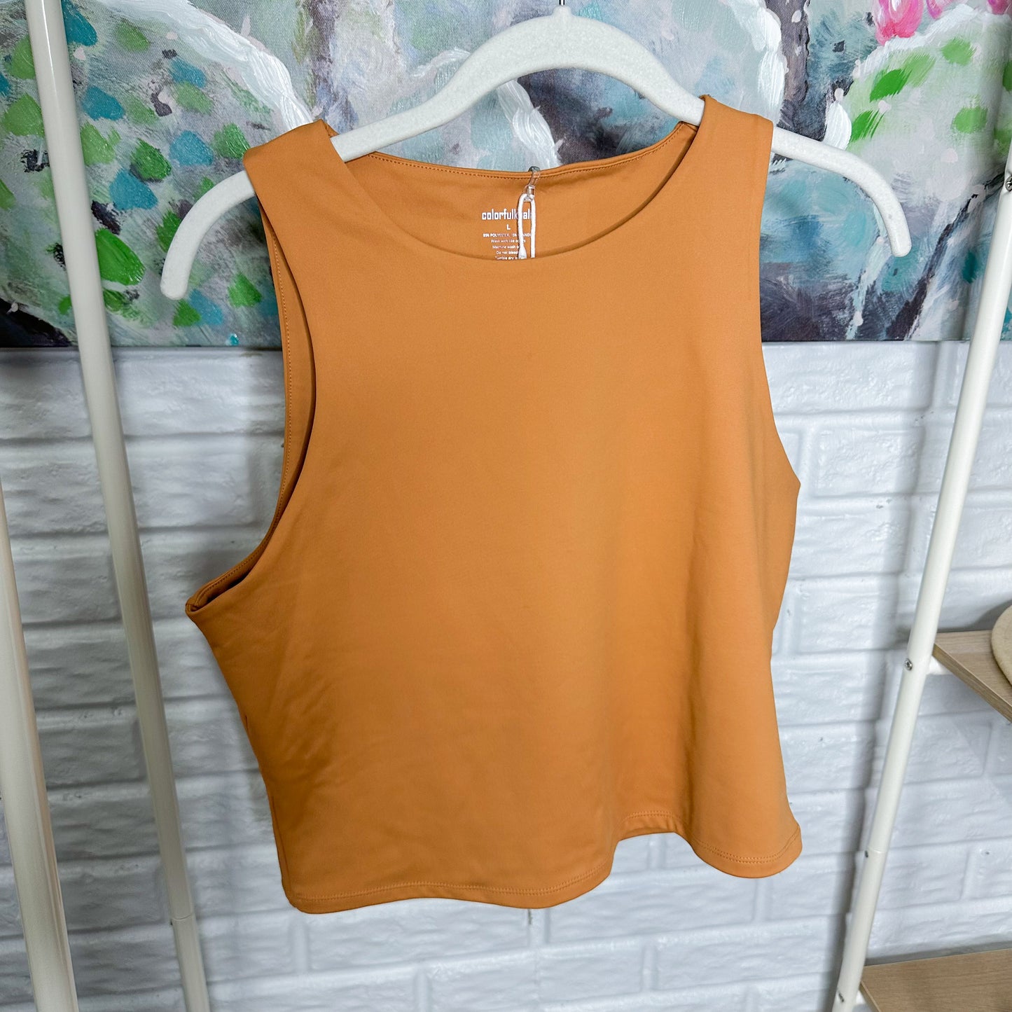Colorfulkoala New Cropped Tank Top Bundle Size Large