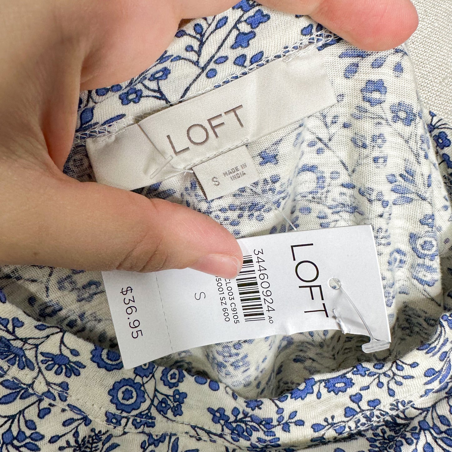 LOFT New Paris Everyday Crew Tee Size Small