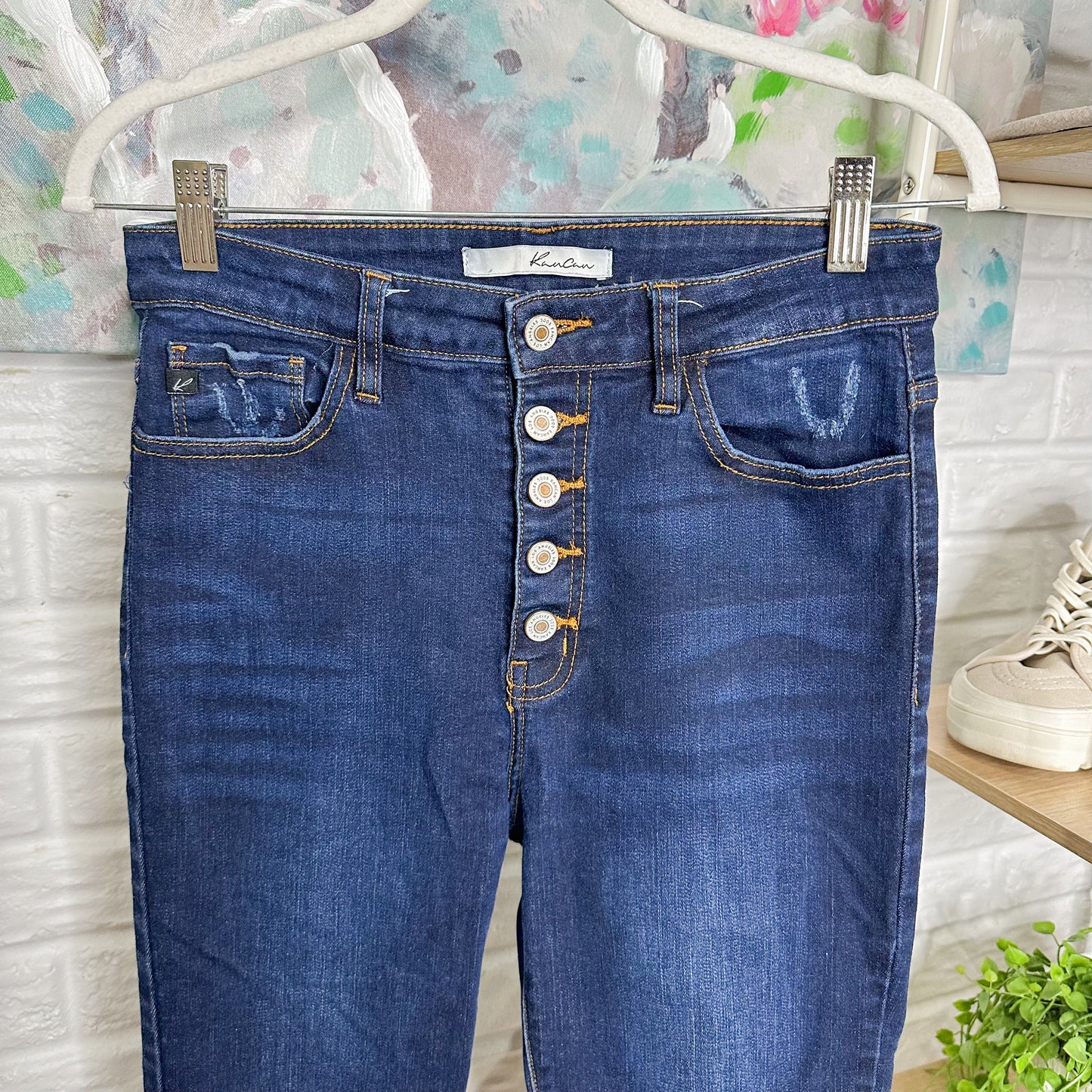 KanCan 5 Button High Rise Skinny Jean (9/28)