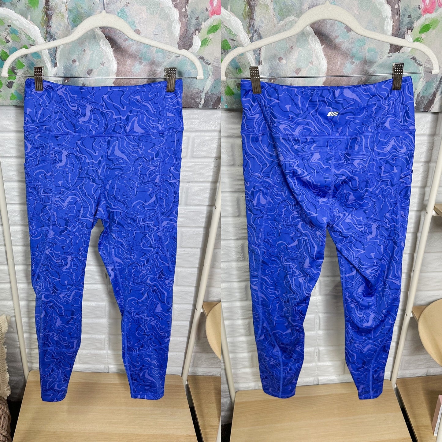 Amazon Essentials Marble High Rise Leggings Size Medium