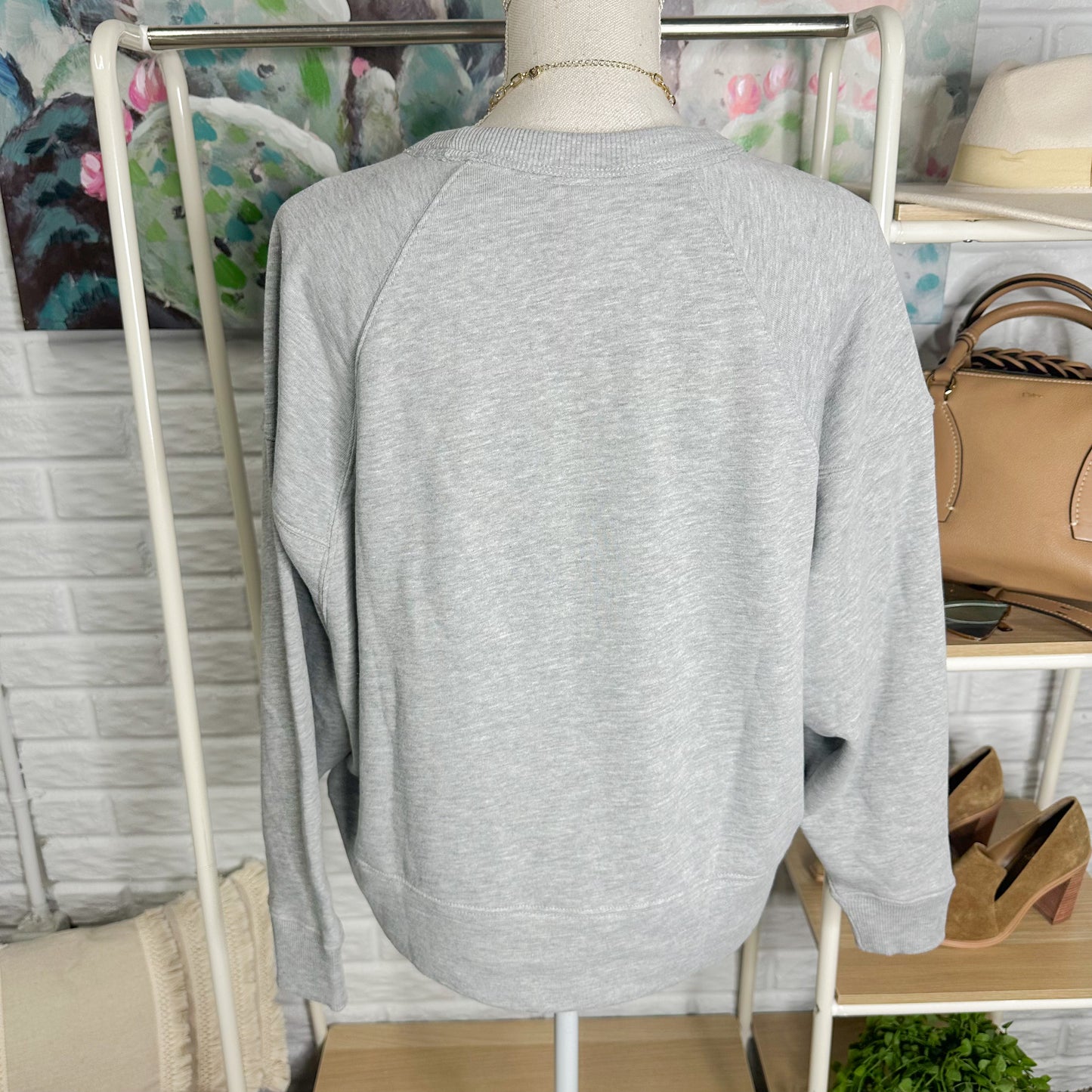 Lou & Grey Cabin Fever Fluffy Fleece Graphic Sweater Size XS