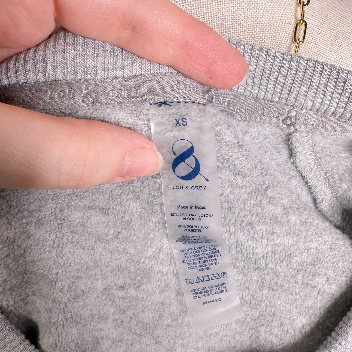 Lou & Grey Cabin Fever Fluffy Fleece Graphic Sweater Size XS