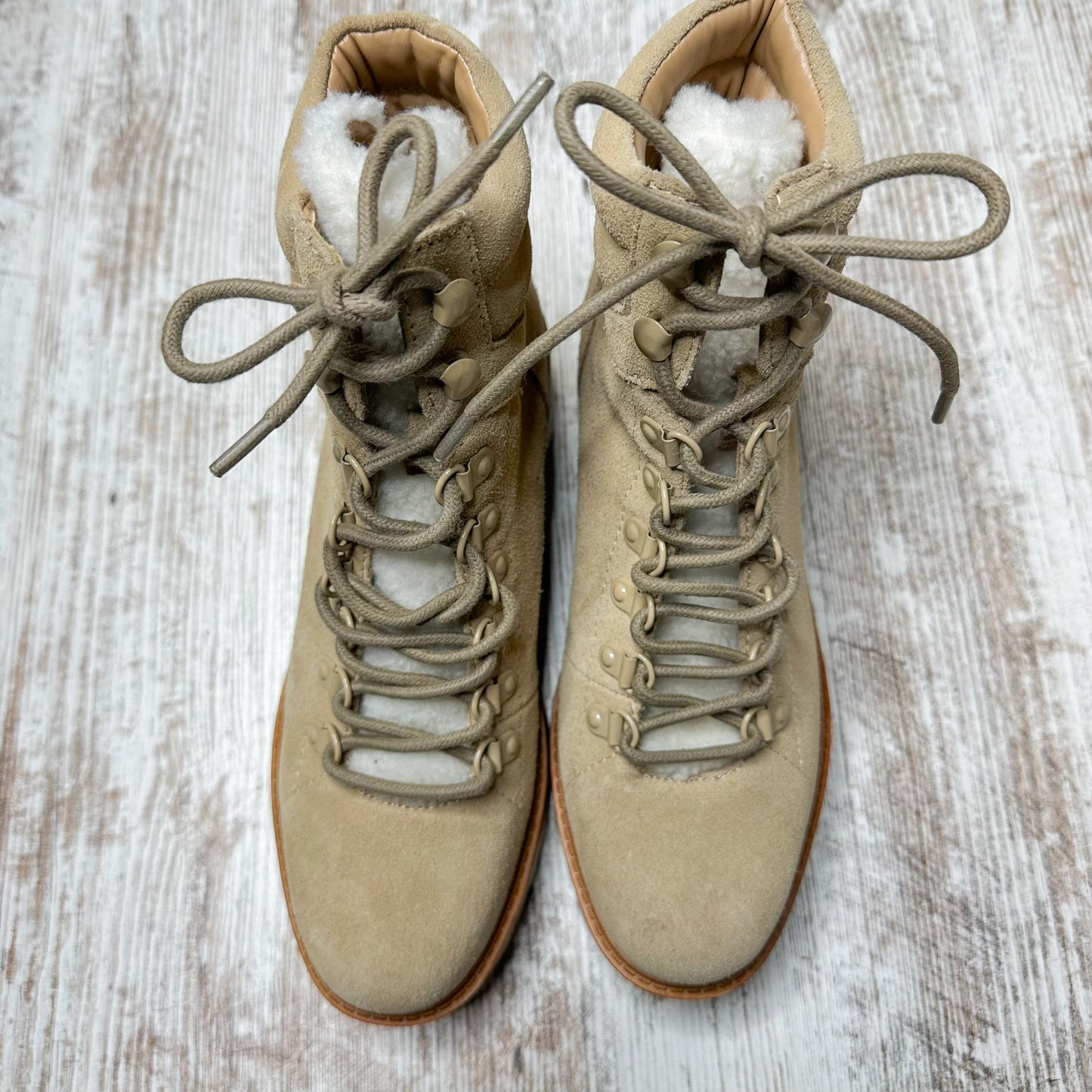 Marc Fisher Mallie Lace Up Hiking Boot Size 6.5