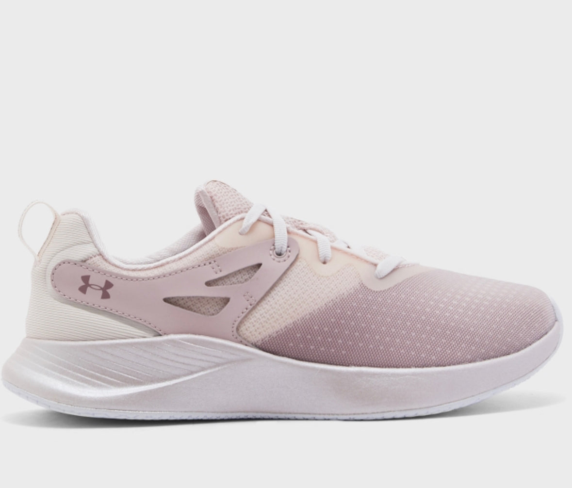 Under Armour Metallic Pink Charged Breathe TR 2 Size 10
