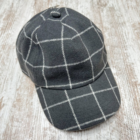 A New Day New Gray Plaid Baseball Hat