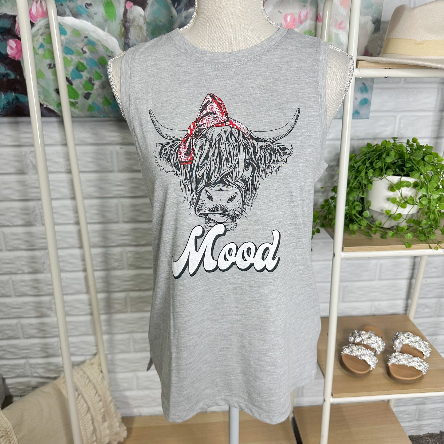 Maurice’s New Mood Cow Graphic Tank (XS)