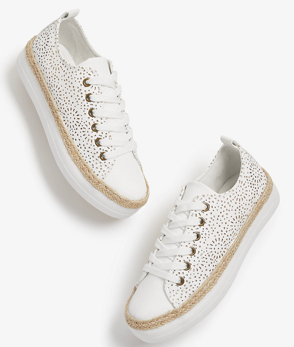 Maurice’s Faith White Platform Sneaker (6)