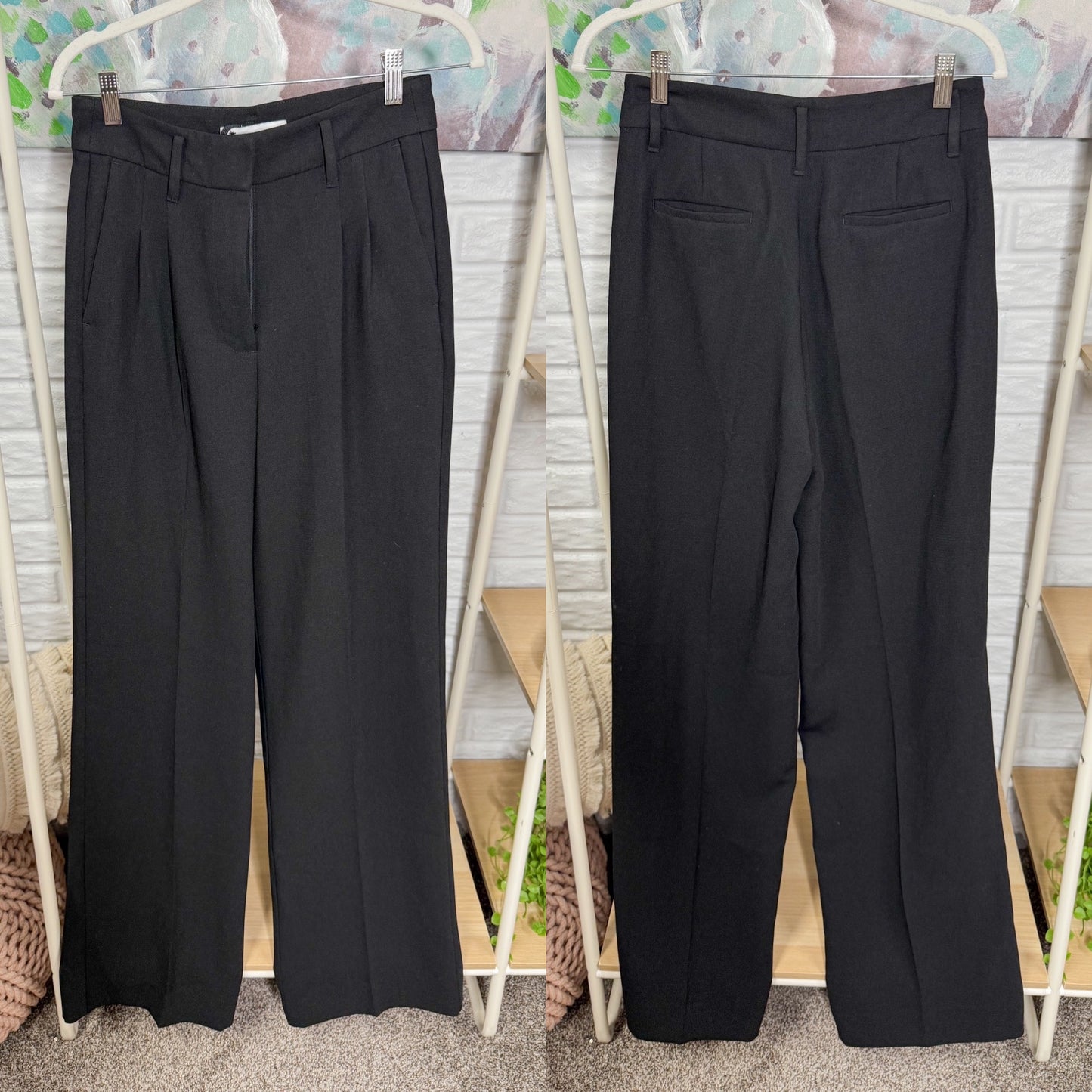 American Tall Pleated Wide Leg Dress Pants (6 Tall)