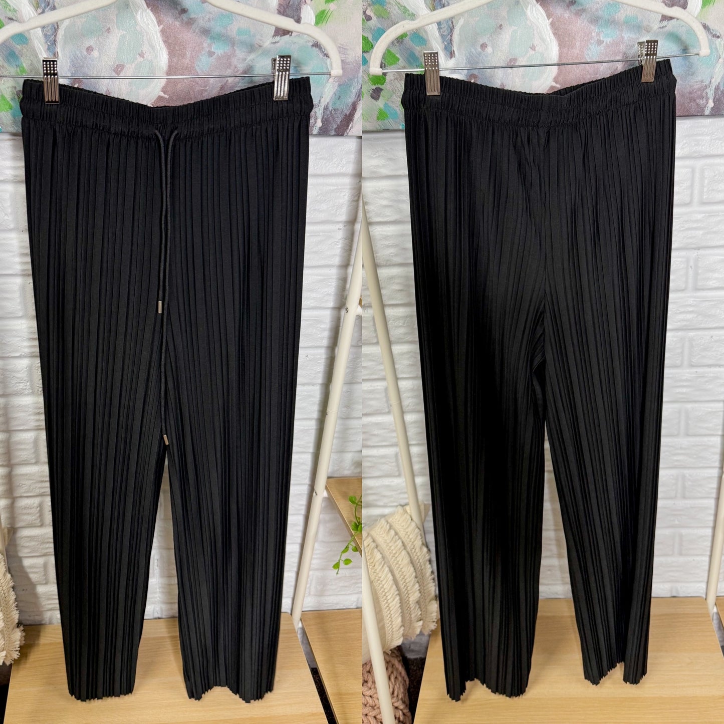 Made by Johnny Pleated Wide Leg Pants (one size)