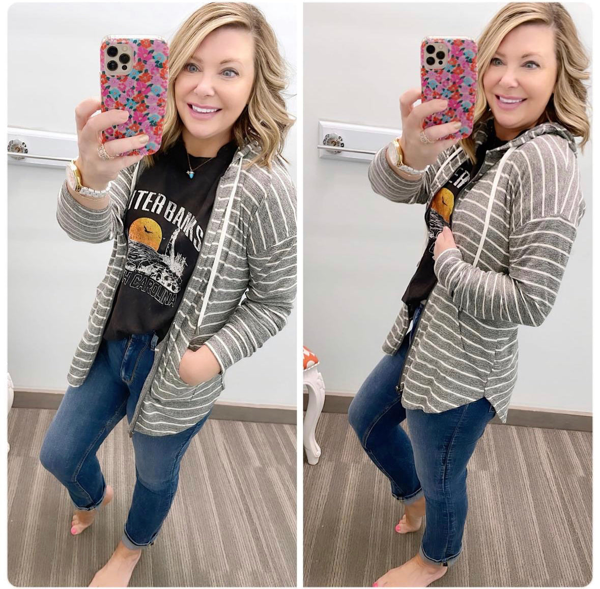 Maurice’s Lakeside Zipper Fleece Hoodie Size XS