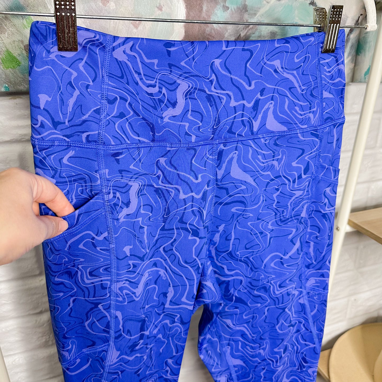 Amazon Essentials Marble High Rise Leggings Size Medium