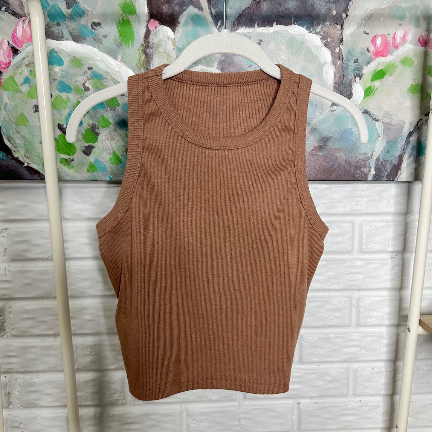Ribbed Crop Top 2 Piece Bundle Size Large