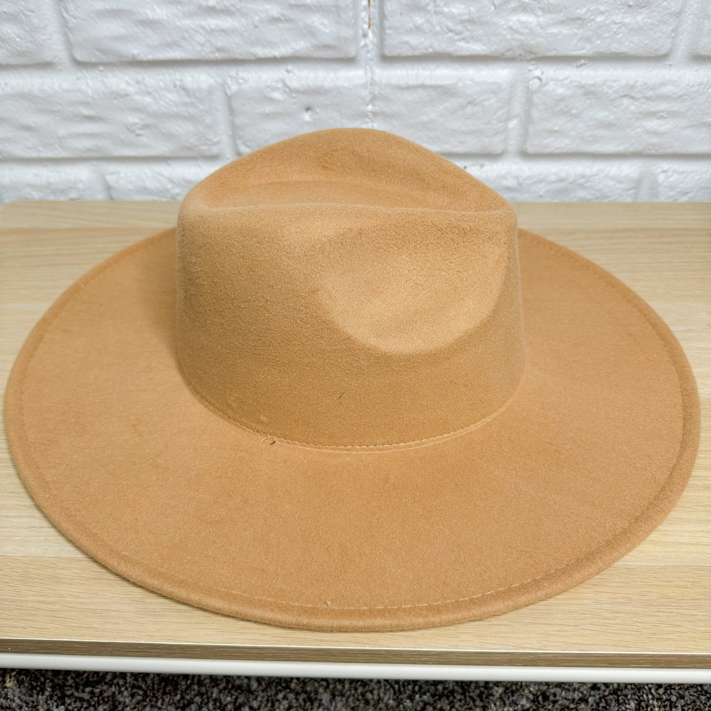 Sew In Style New Tan Fedora Hat