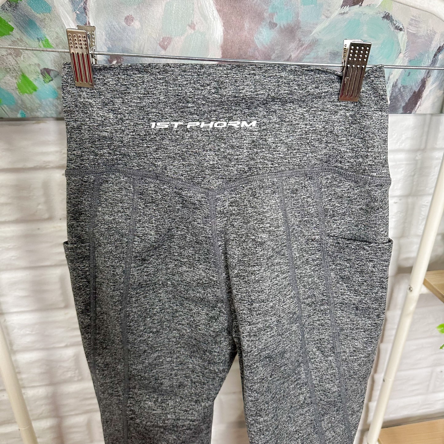 1st Phorm Grey Heather Leggings (S)