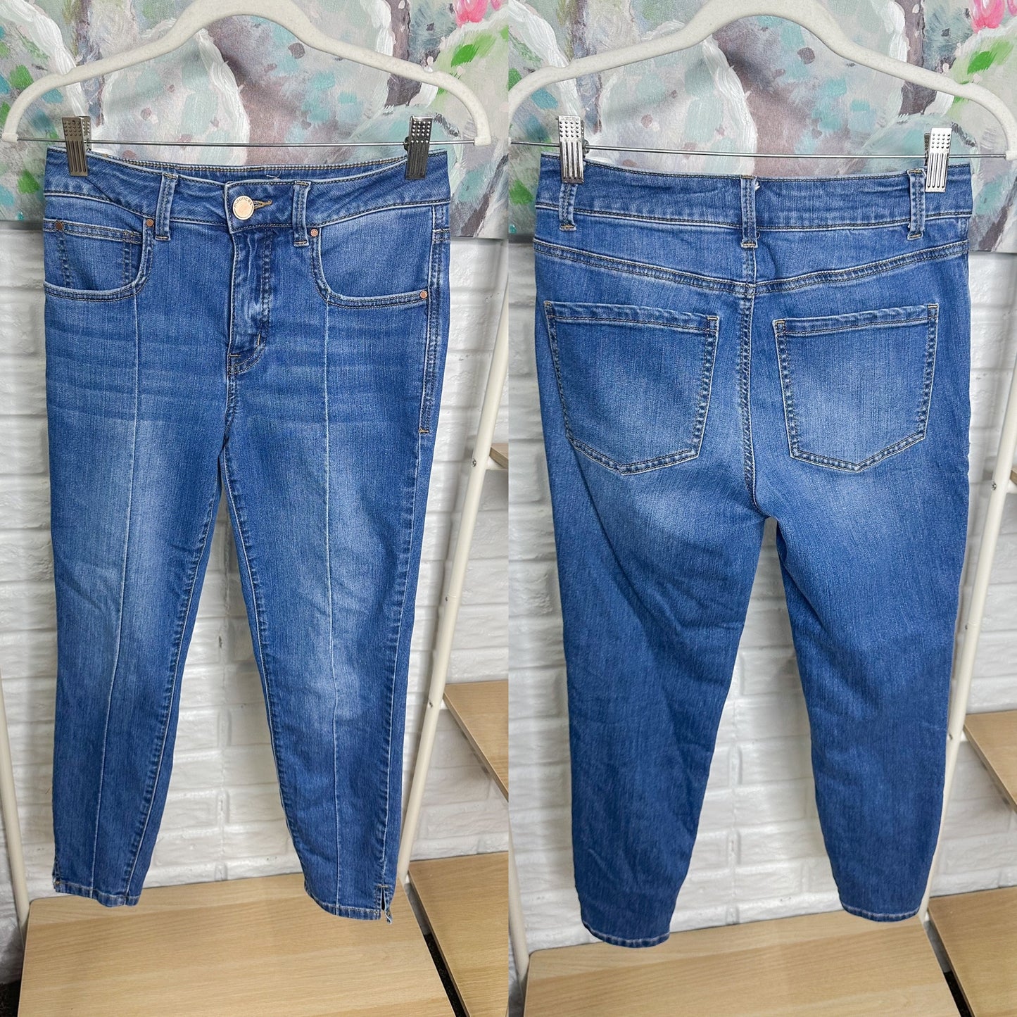 Maurice’s Everflex High Rise Front Seam Skinny Jeans (4 Short)