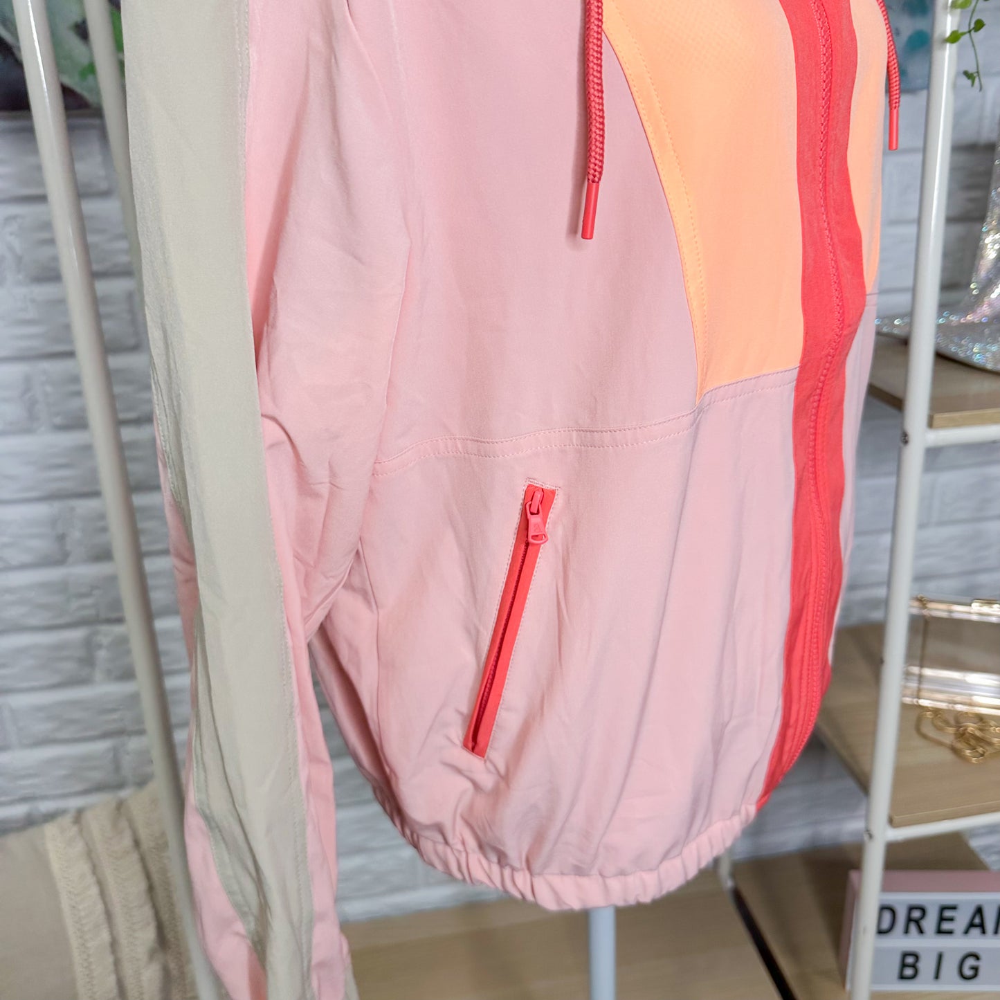 Lou & Grey Colorblock Wanderweave Windbreaker Jacket Size XS