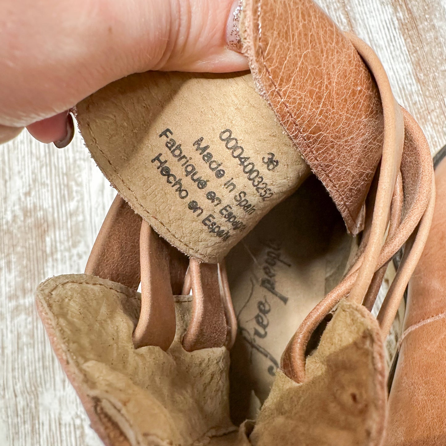 Free People Jesse Cut Out Boots in English Tan Size EU 36 - US 6