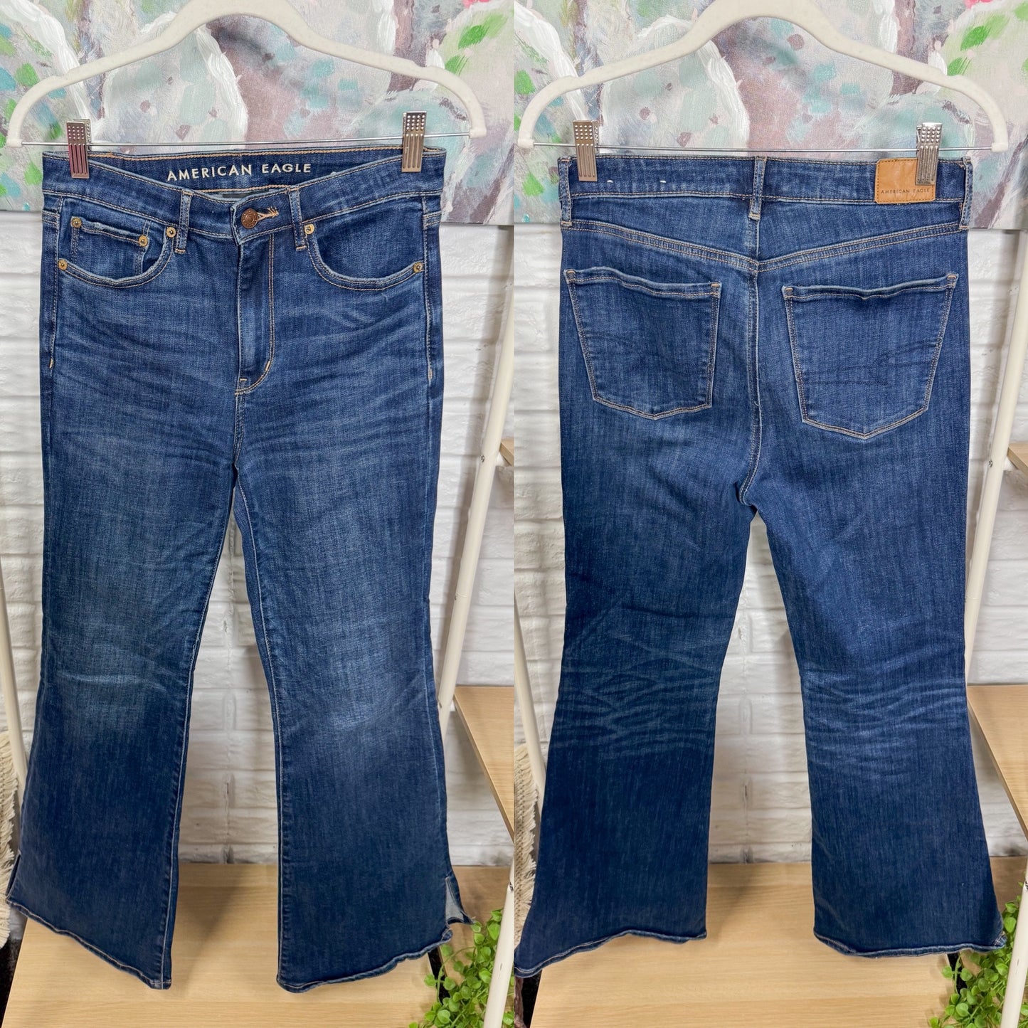 American Eagle Super High Rise Flare Jeans (6)