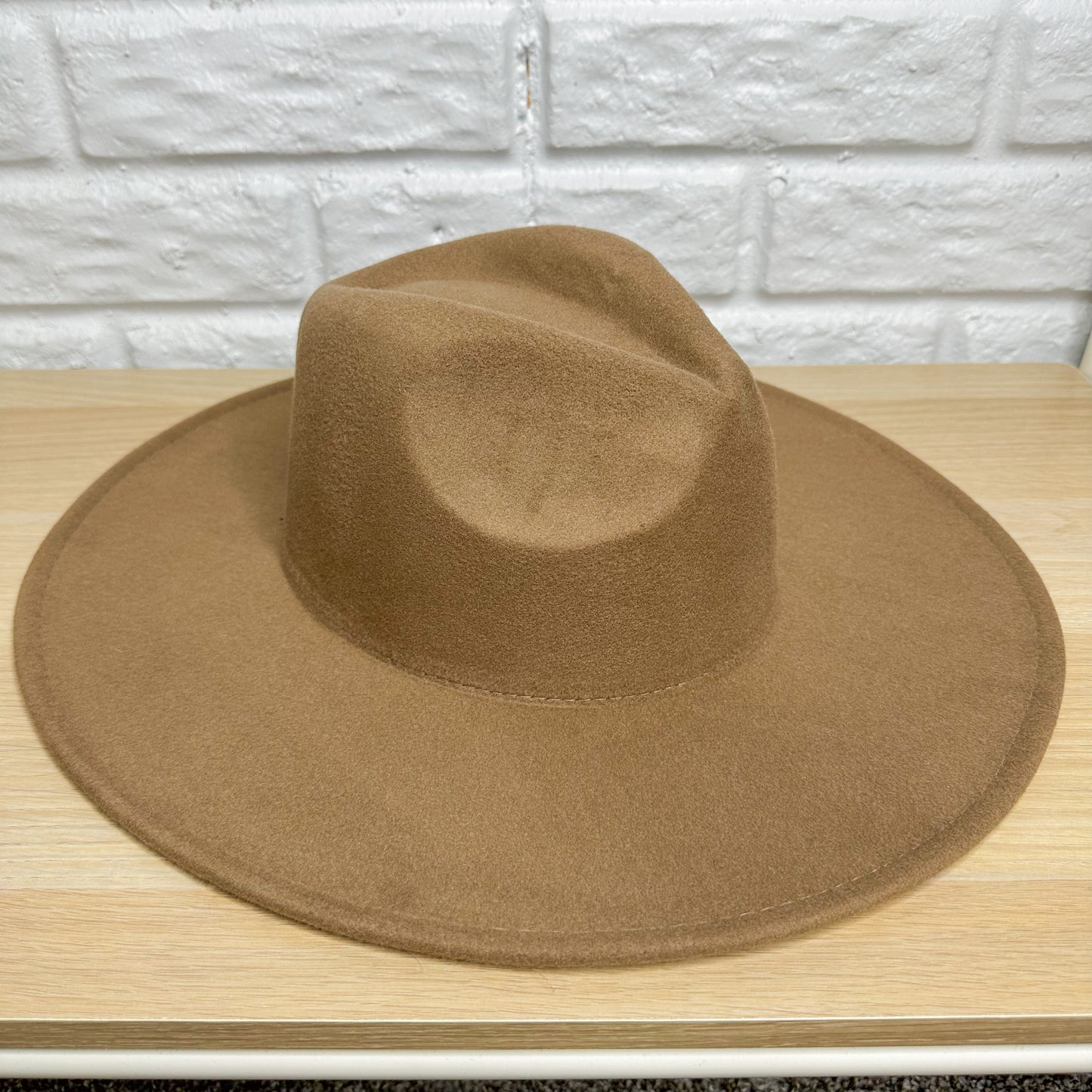 Sew In Style New Brown Fedora Hat