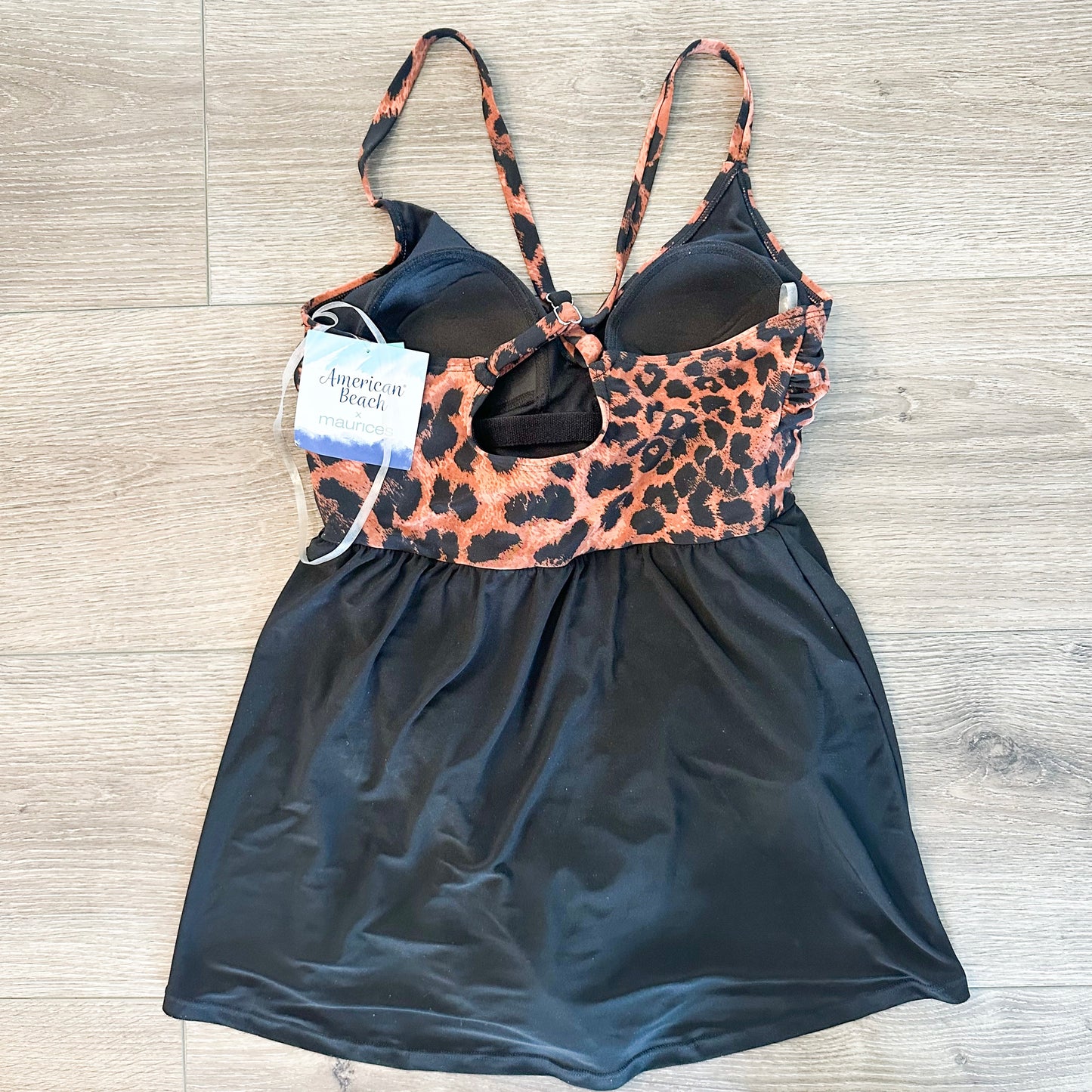 Maurice’s New Faux Wrap Swim Dress (M)