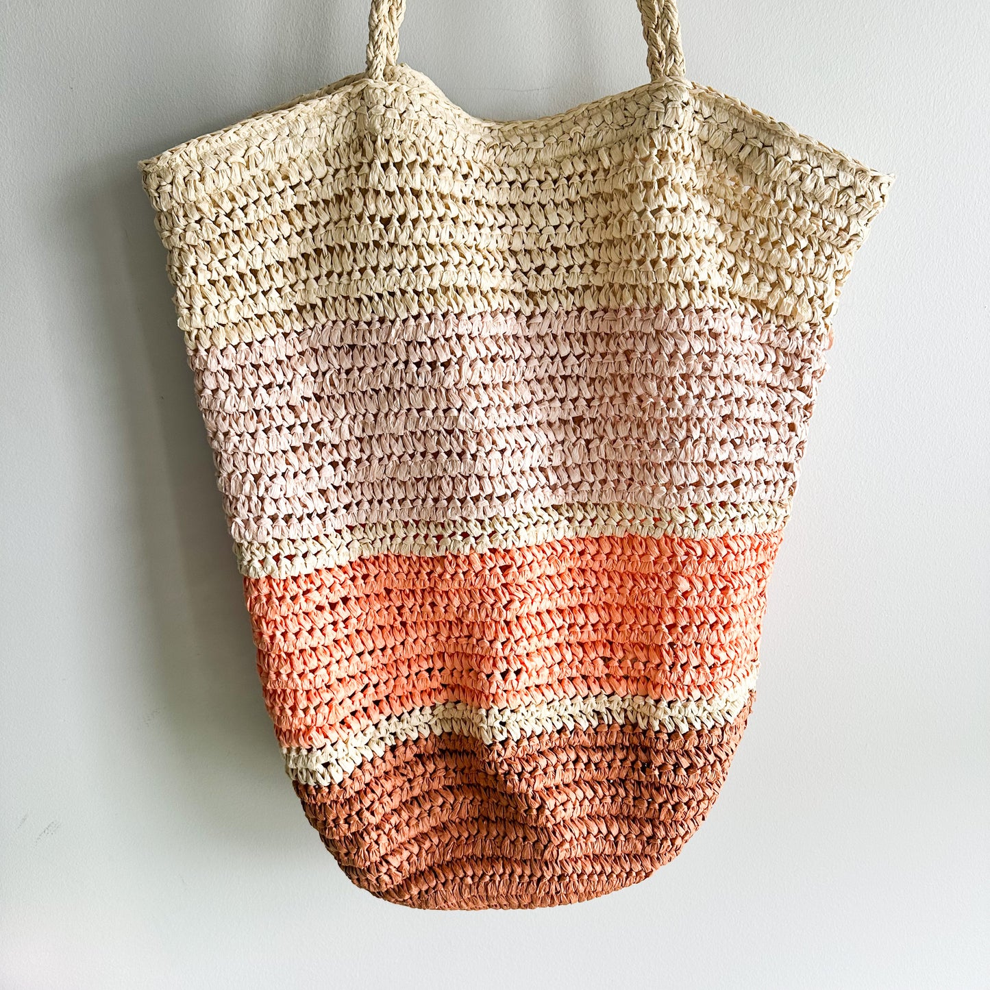 Universal Threads Multi Color Raffia Large Boho Bag