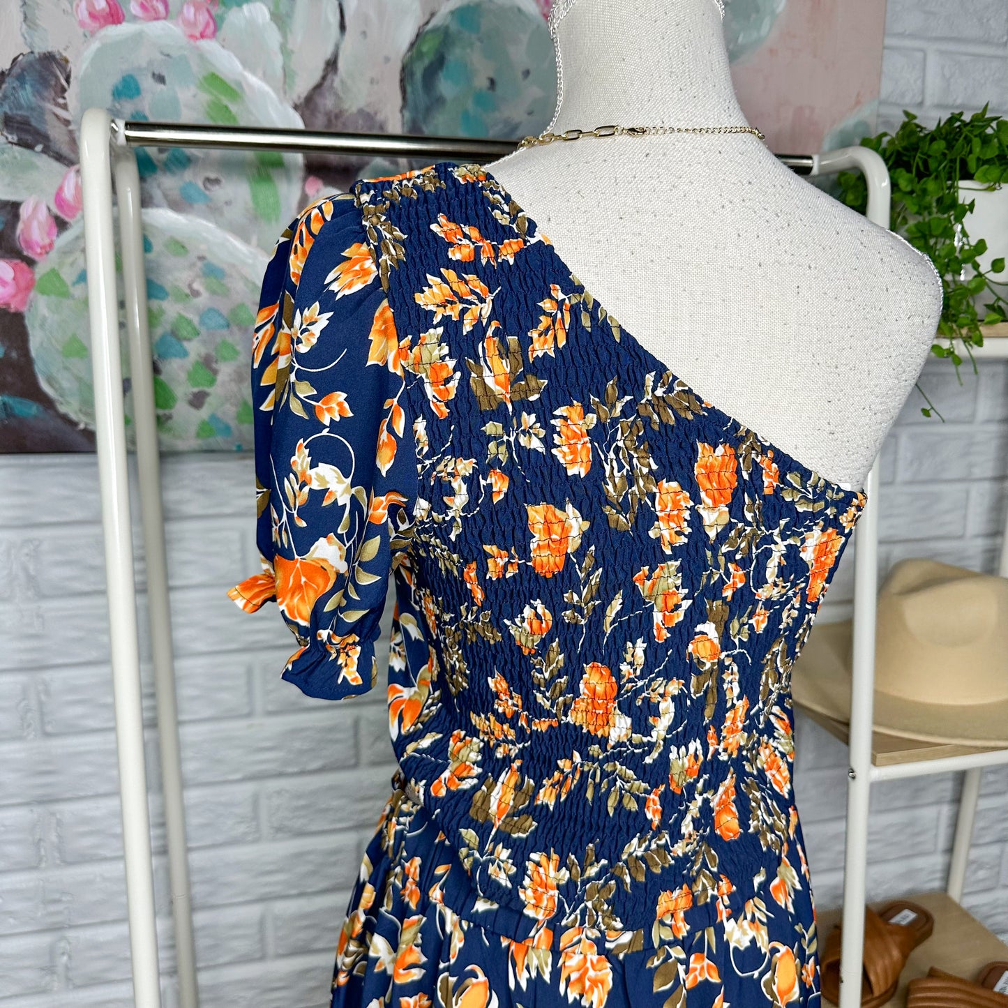 Prettygarden New Leave Navy Two Piece Skirt Set Size Medium