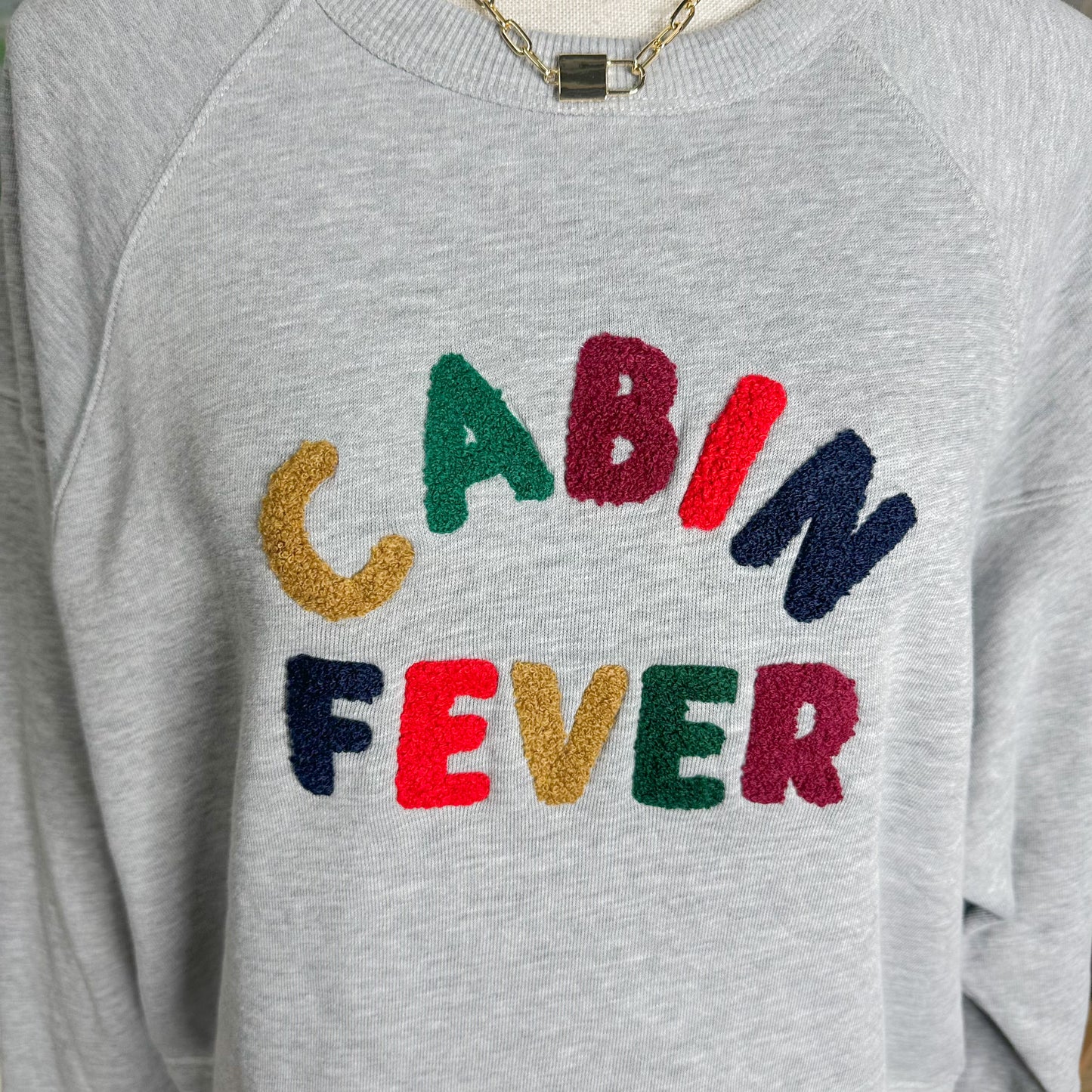 Lou & Grey Cabin Fever Fluffy Fleece Graphic Sweater Size XS