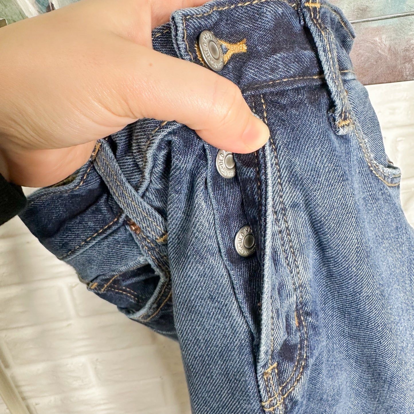 Old Navy New High Rise Slouchy Straight Jeans Size 2