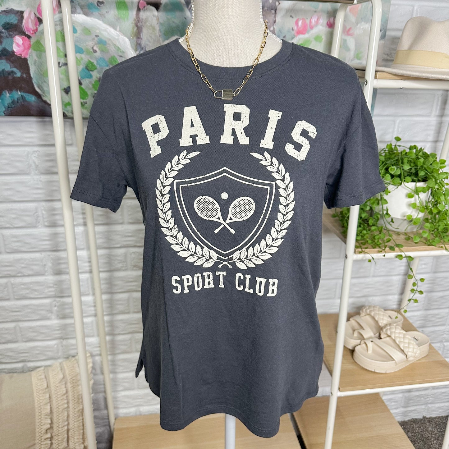 Maurice’s New Paris Sports Club Graphic Tee Size XS