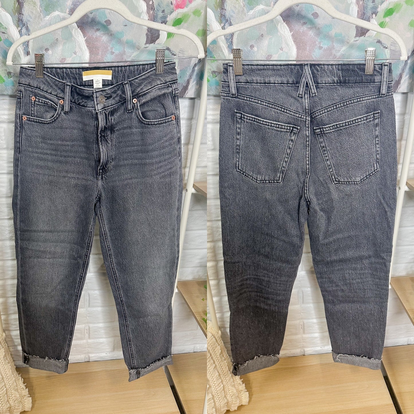 Maurice’s Goldie Blues Black High Rise Cheeky Taper Ankle Jeans (2)