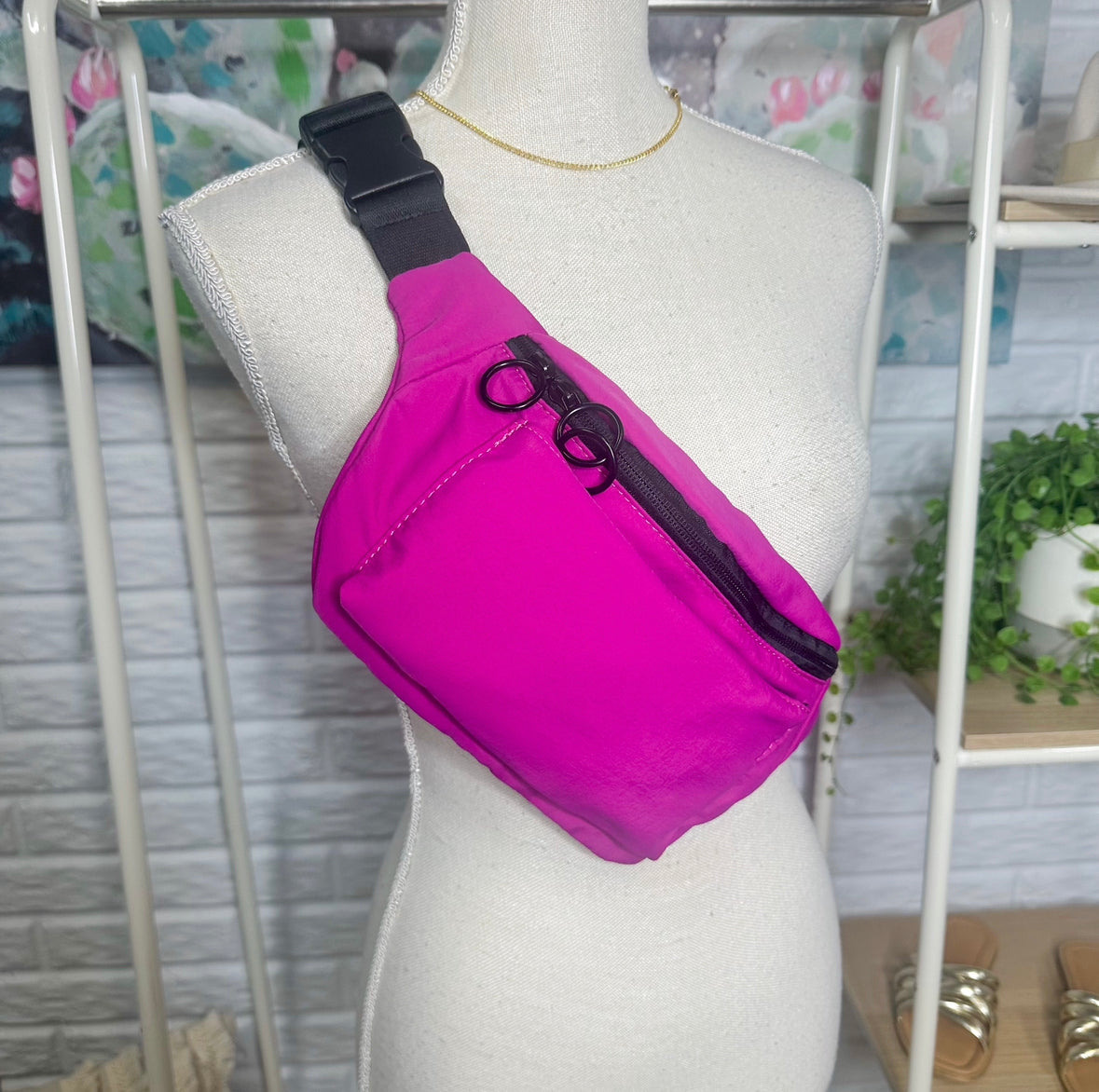 Maurice’s New Magenta Belt Bag