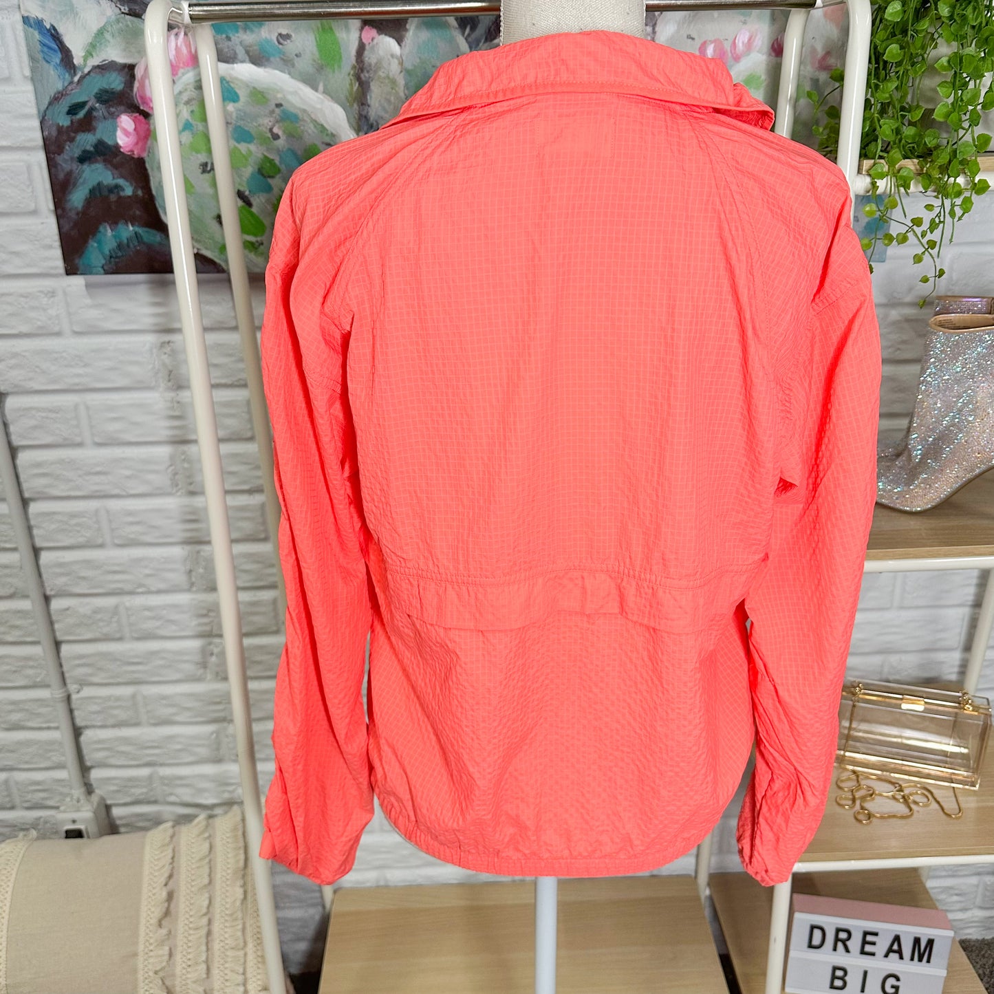Lou & Grey Ripstop Zip Jacket Size Small