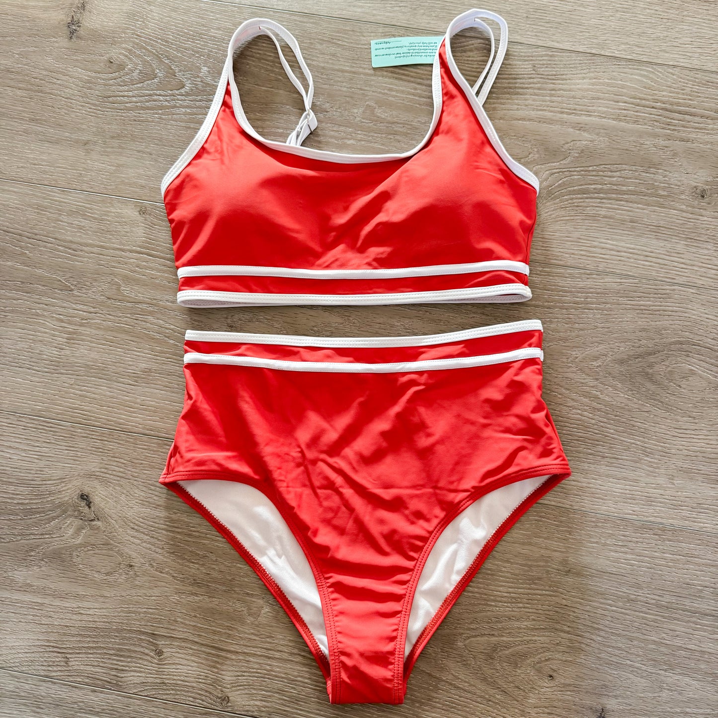 Adisputent New Burnt Orange Sporty Bikini (M)