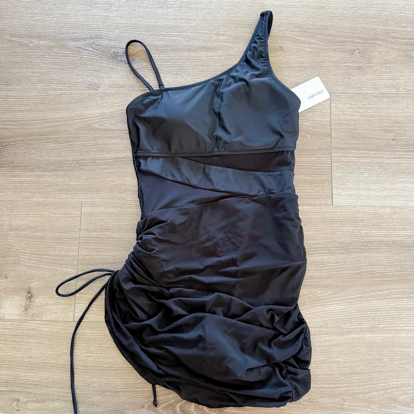 Vimpunec New Black One Piece Swim Dress (S)