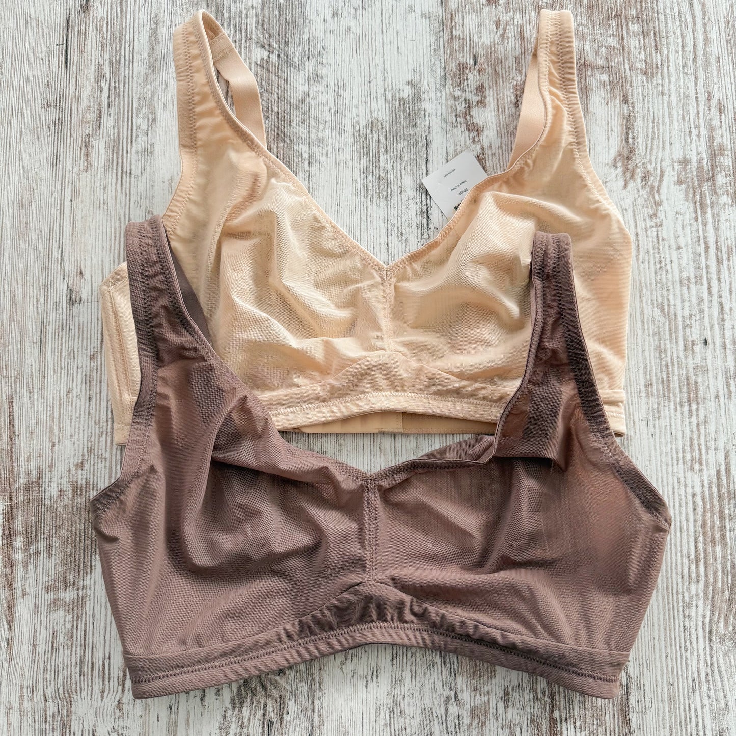 Delimira New Mesh Wireless Bra Bundle (34E)