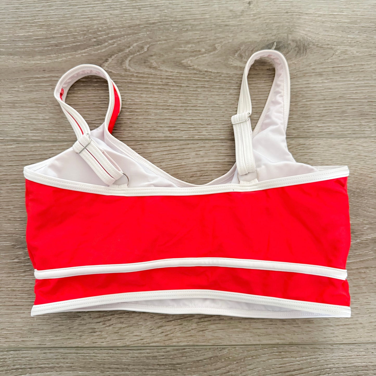 Blooming Jelly Red High Waisted Swimsuit (M)