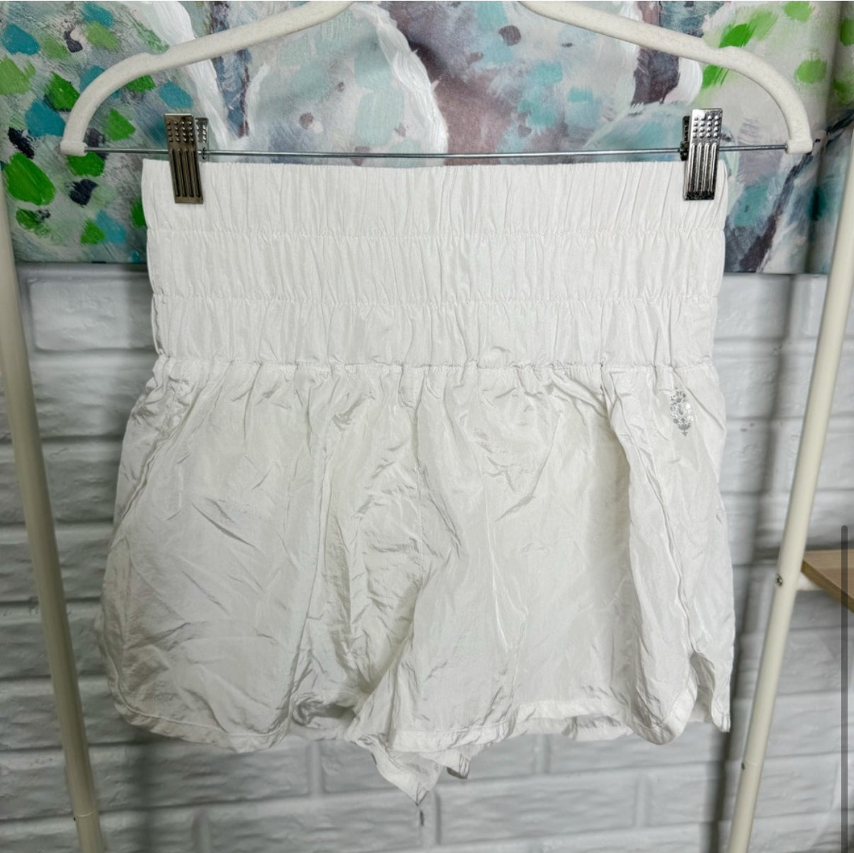 Free People The Way Home Shorts White (M)