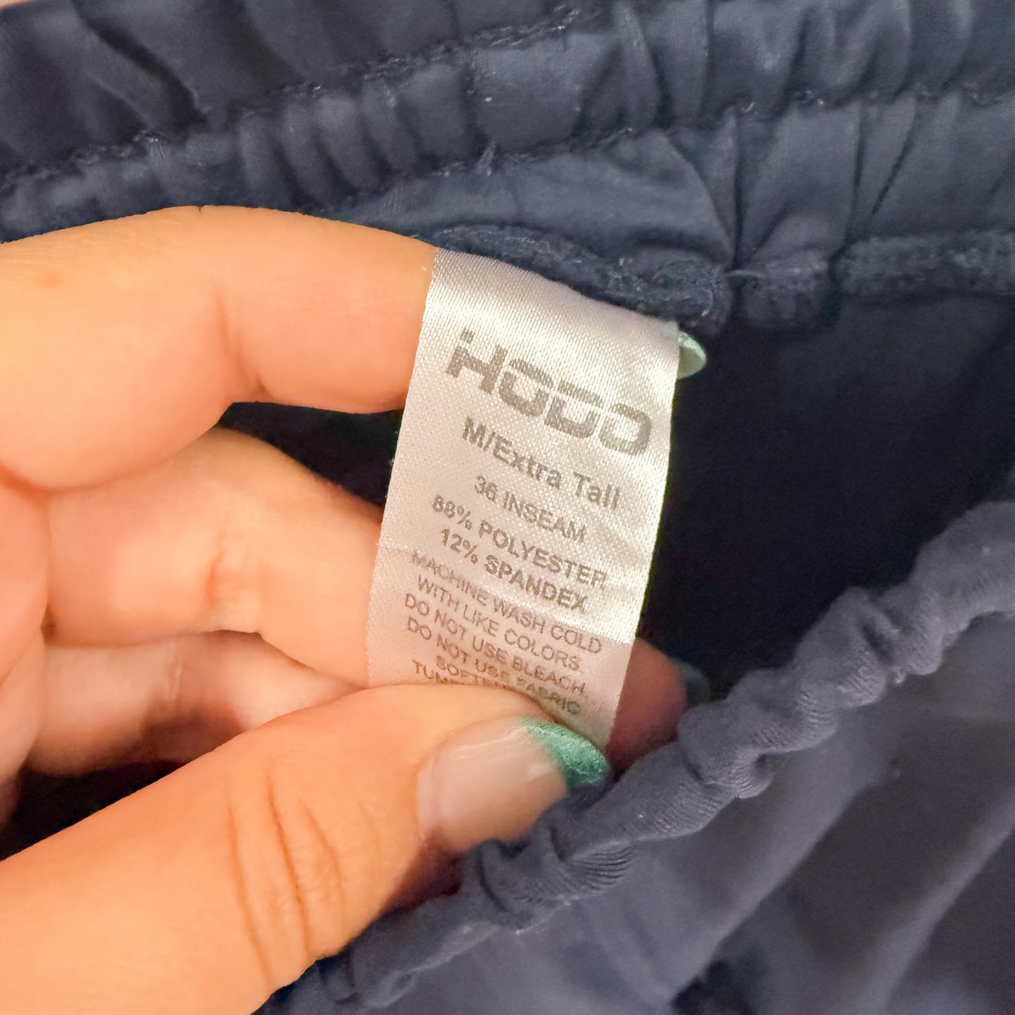 Hodo Navy Tall Yoga Quick Dry Pants 36 inseam (M-XTall)