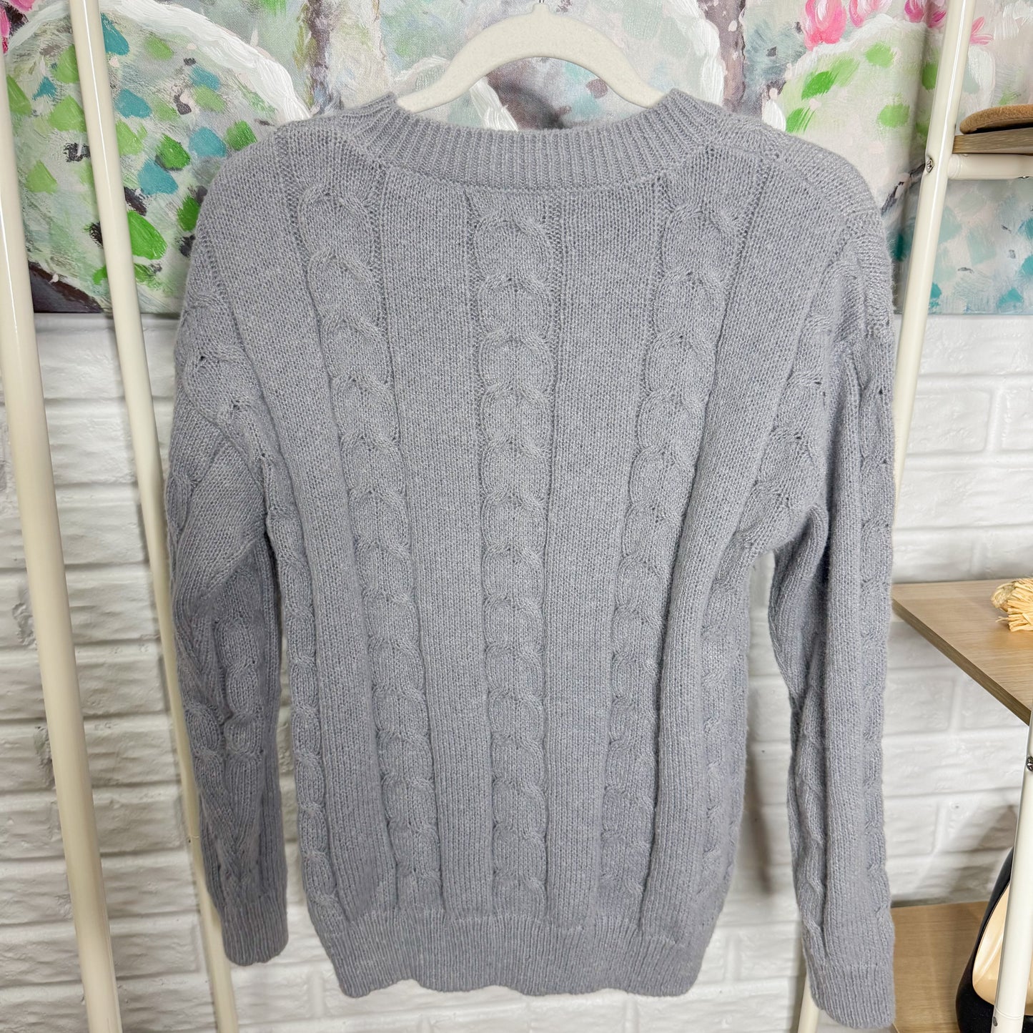 Chartou Grey Sweater Skirt Set (M)