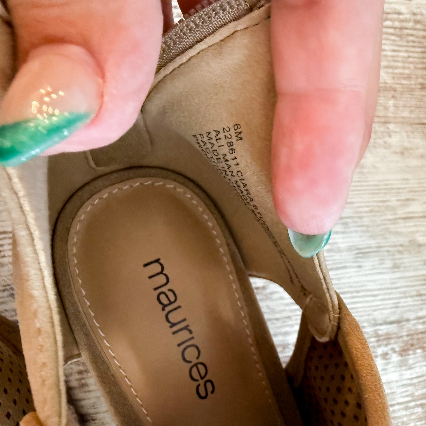 Maurice’s SuperCush Ciara Studded Perforated Block Heel Bootie (6)