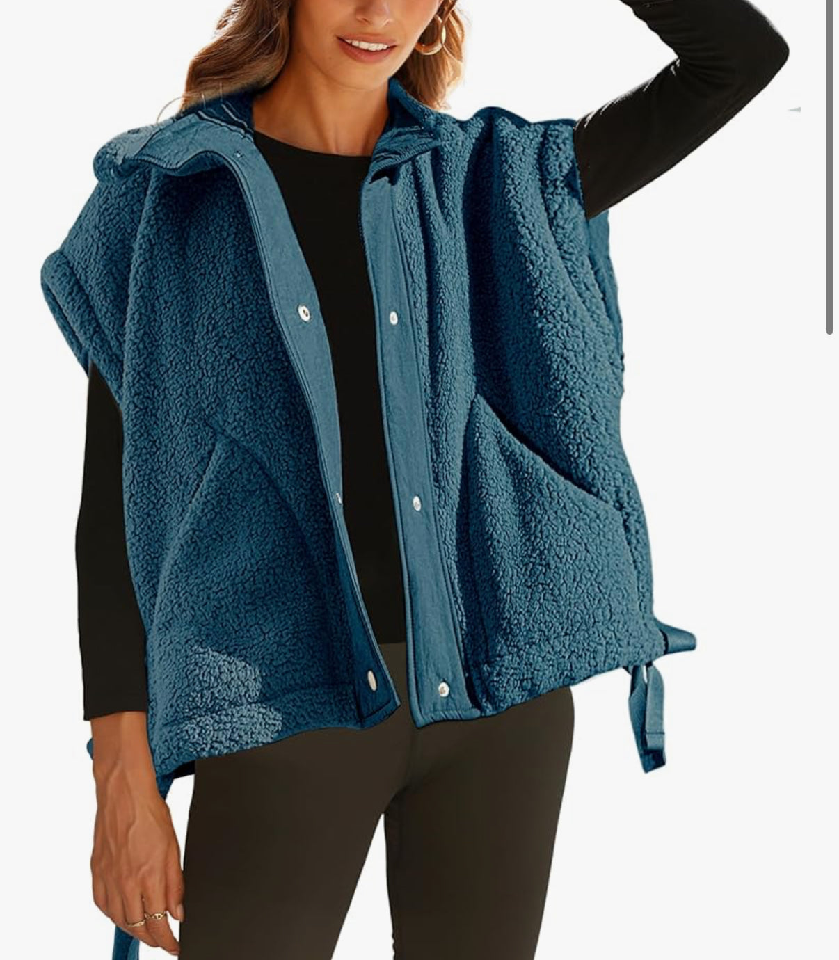 Gozoloma Blue Fleece Vest (L)