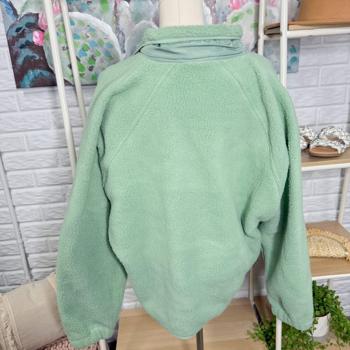 Reachme Light Green Fleece Jacket (L)