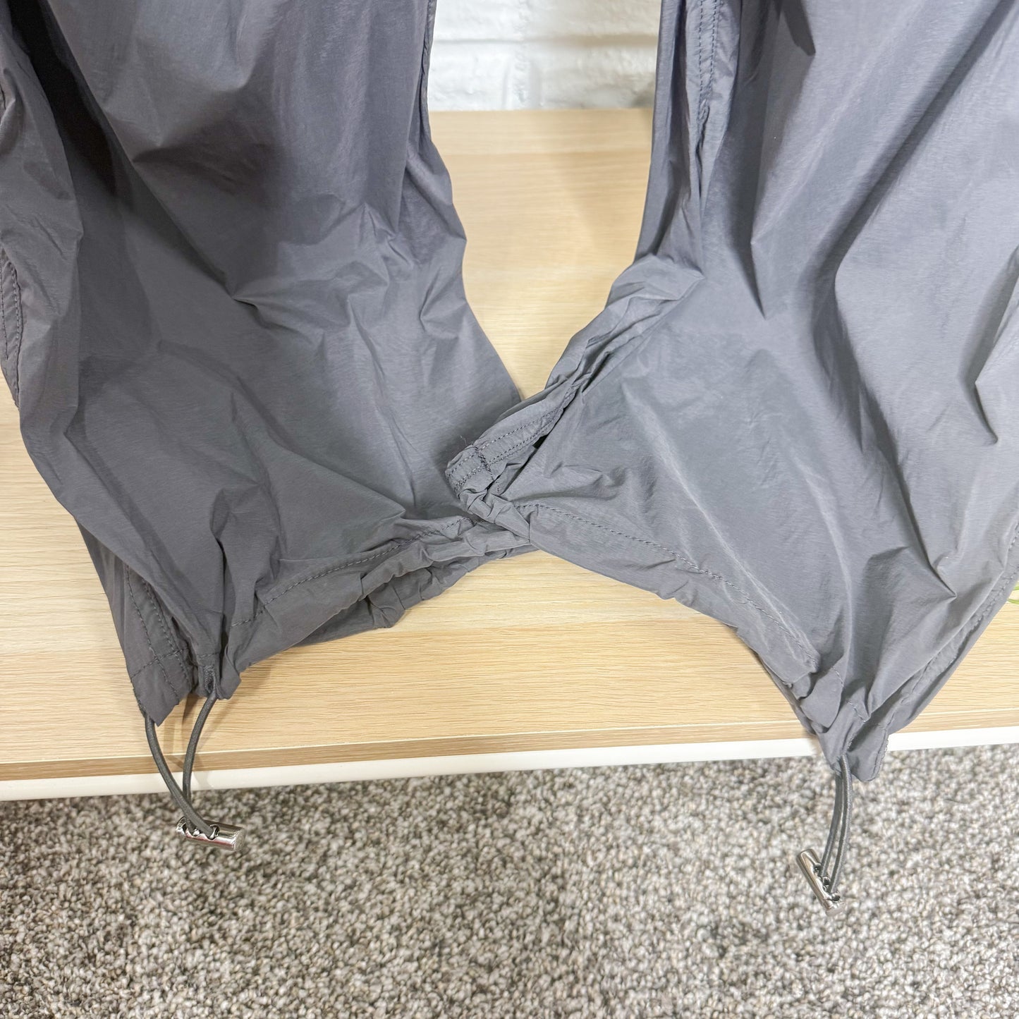 American Tall New Parachute Pants in Grey (Small XT)