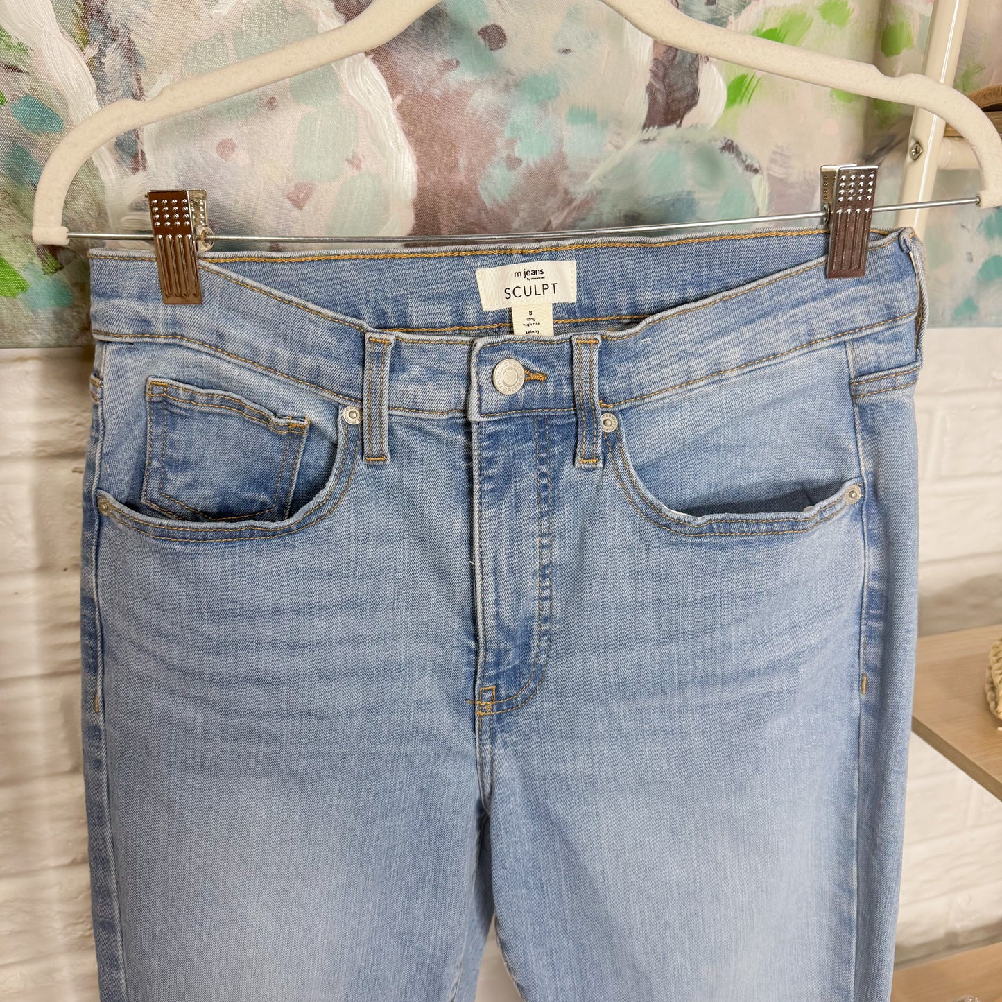 Maurice’s Sculpt High Rise Skinny Jeans (8 long)