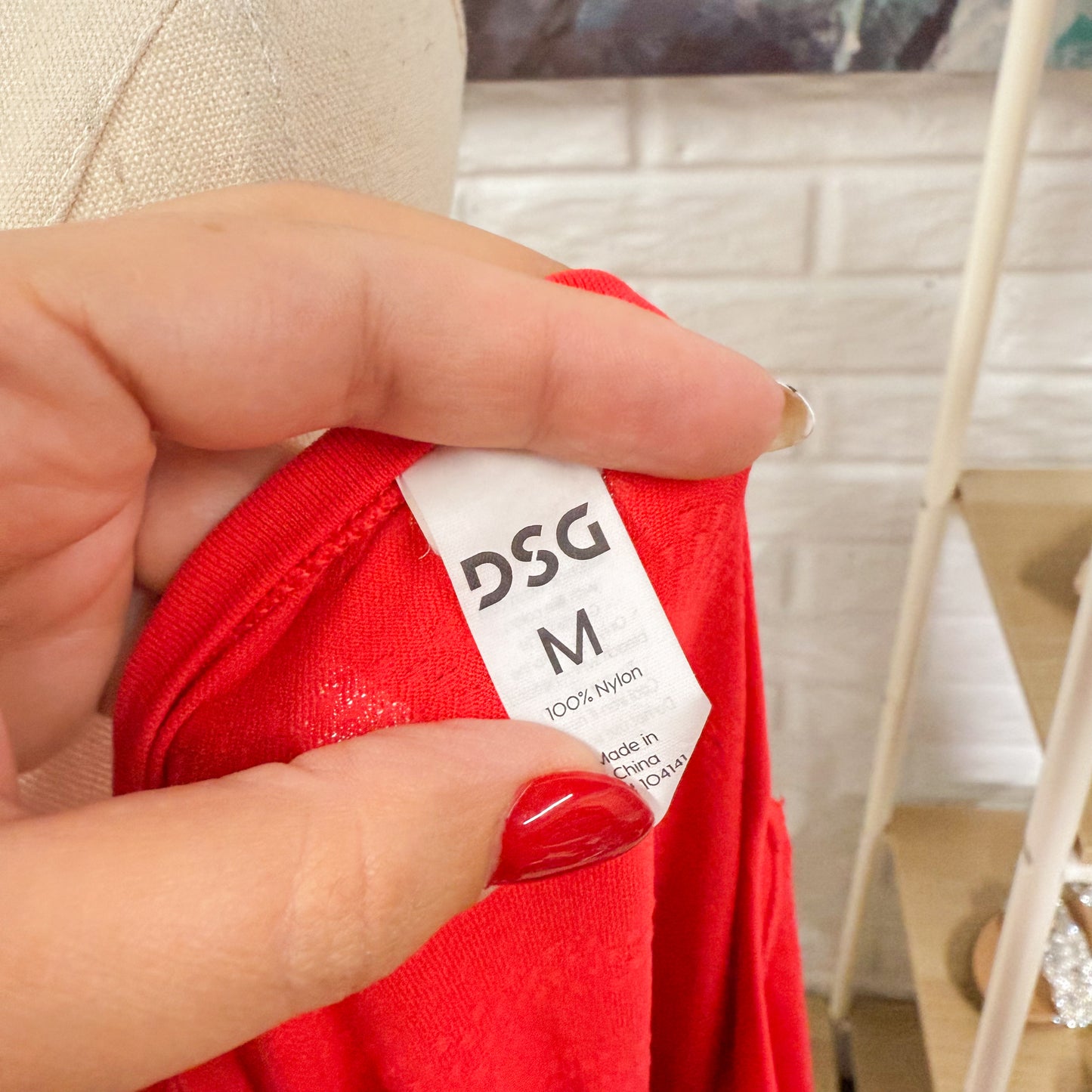 DSG Red Movement Seamless Long Sleeve Shirt (M)