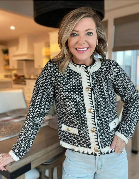 LOFT New Textured Mixed Stitch Sweater Jacket (XS)